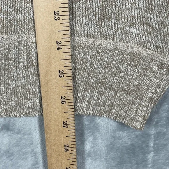 Scott James Mens Full Zip Sweater Jacket Quilted Brown Plaid Fleece Lined New M - Picture 9 of 12